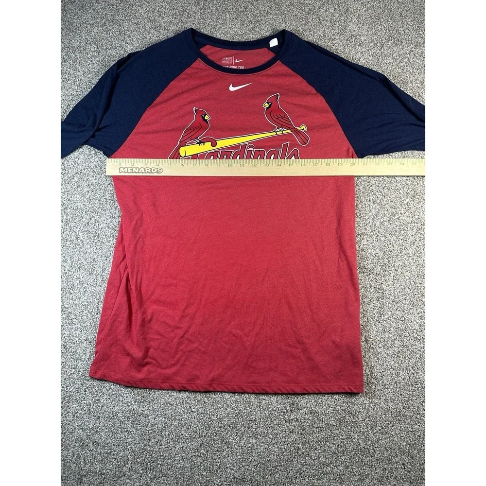 The Nike Tee MLB St. Louis Cardinals 3/4 Sleeve Baseball Tee Men's Size L Clean